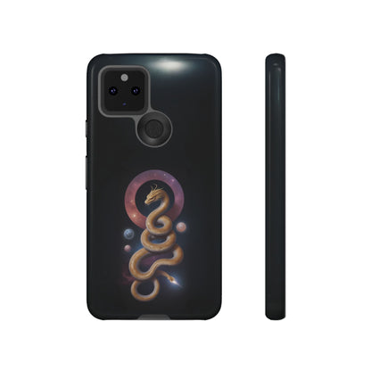 Chinese Zodiac Snake Custom Phone Case for iPhone 8–16 Pro Max, Pixel 5–8 Pro, Galaxy S10–S24 Ultra - Designed by Thalia