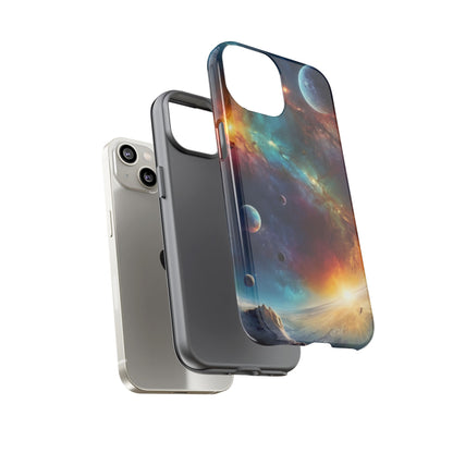 Cosmic Voyage Phone Case for iPhone 8–16 Pro Max, Pixel 5–8 Pro, Galaxy S10–S24 Ultra - Designed by Thalia