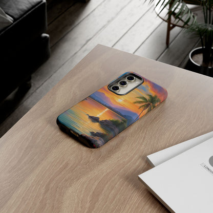 Sunset Serenade Custom Phone Case for Samsung Galaxy S10–S10 Plus, S20–S20 Ultra, S21, S22, S23, S24 Ultra - Designed by Thalia