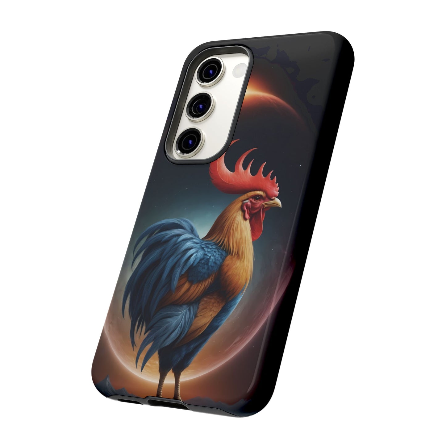 Chinese Zodiac Rooster Custom Phone Case for iPhone 8–16 Pro Max, Pixel 5–8 Pro, Galaxy S10–S24 Ultra - Designed by Thalia