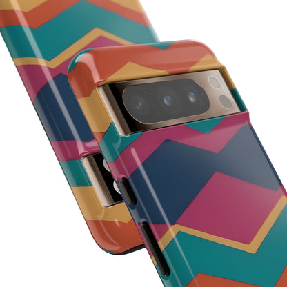 80s Retro Custom Phone Case for Google Pixel 8 Pro, Pixel 8, Pixel 7, Pixel 6 Pro, Pixel 6, Pixel 5 5G - Designed by Thalia