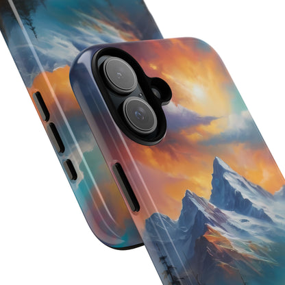 Mystic Mountains Phone Case for iPhone 8–16 Pro Max, Pixel 5–8 Pro, Galaxy S10–S24 Ultra - Designed by Thalia