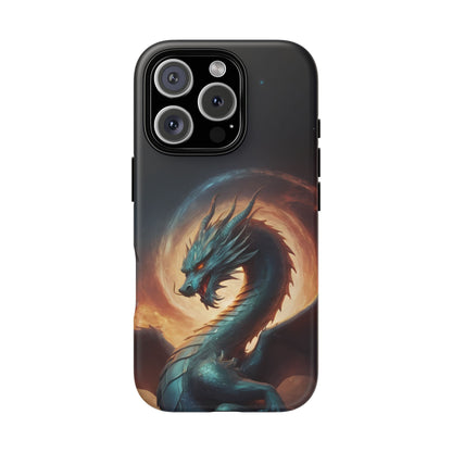 Chinese Zodiac Dragon Phone Case for iPhone 8–16 Pro Max, Pixel 5–8 Pro, Galaxy S10–S24 Ultra - Designed by Thalia