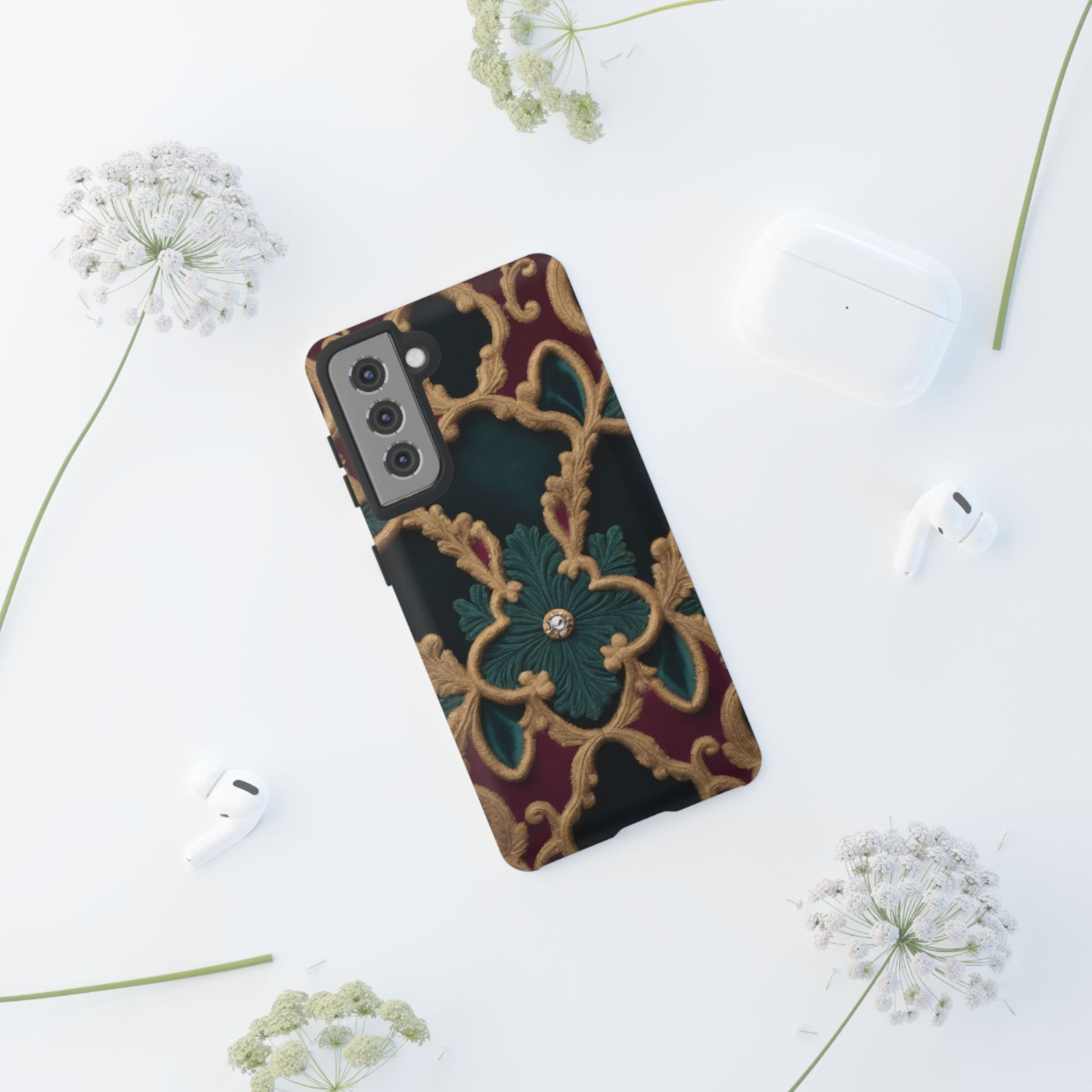 Velvet Luxe Phone Case for iPhone 8–16 Pro Max, Pixel 5–8 Pro, Galaxy S10–S24 Ultra - Designed by Thalia