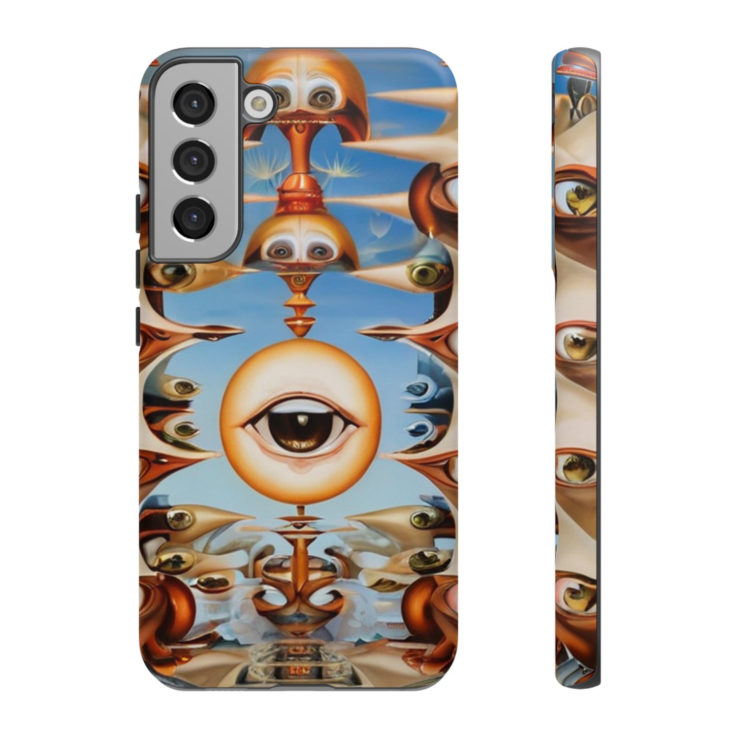 Surreal Suspect Phone Case for iPhone 8–16 Pro Max, Pixel 5–8 Pro, Galaxy S10–S24 Ultra - Designed by Thalia