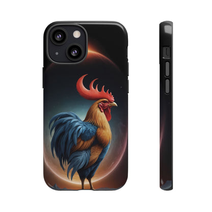 Chinese Zodiac Rooster Custom Phone Case for iPhone 8–16 Pro Max, Pixel 5–8 Pro, Galaxy S10–S24 Ultra - Designed by Thalia