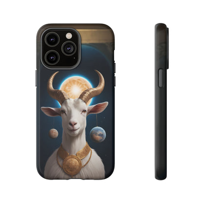 Chinese Zodiac Goat Phone Case for iPhone 8–16 Pro Max, iPhone 8 Plus–13 Mini, iPhone XS–XS Max, iPhone 11–14 Pro Max - Designed by Thalia