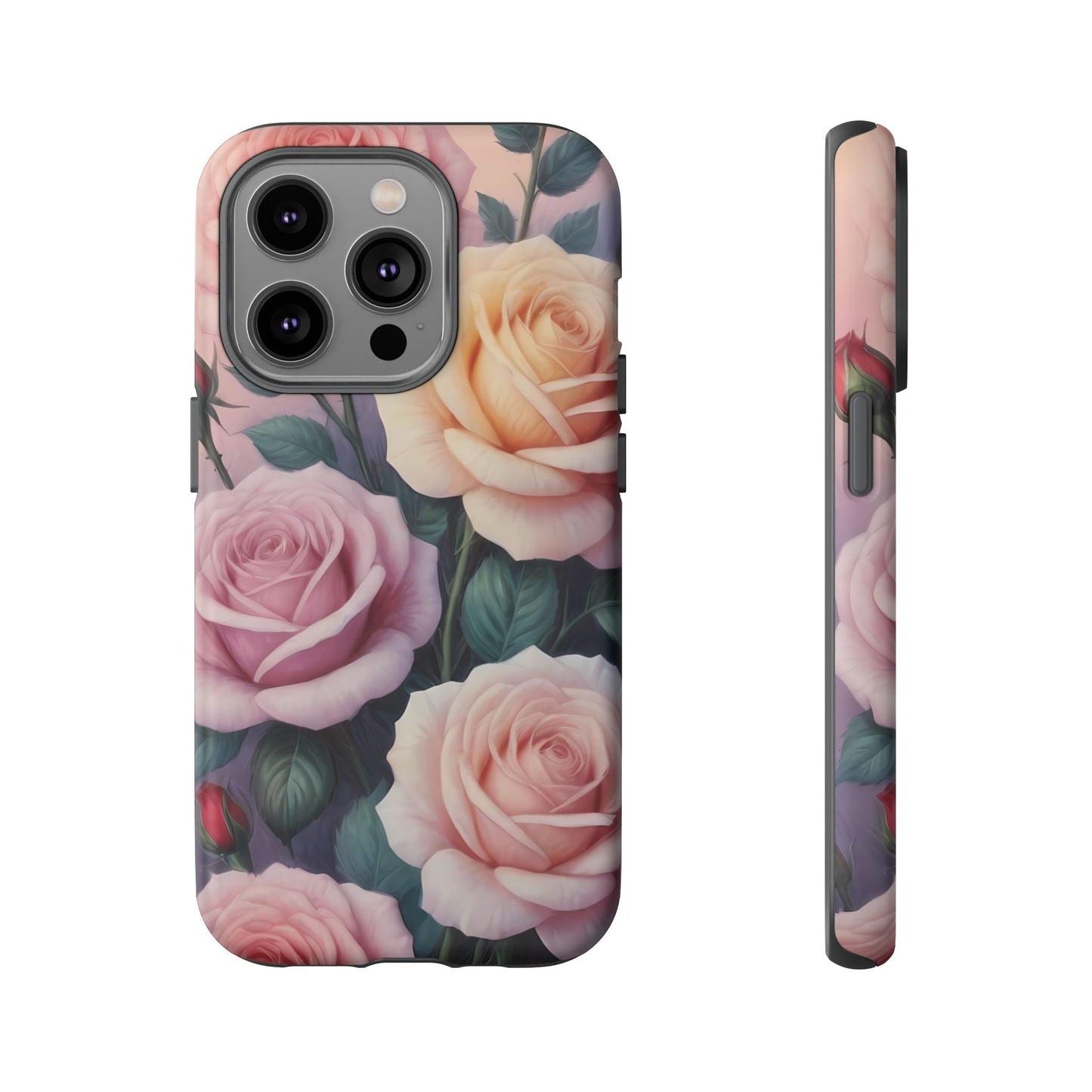 Bloom with Style - Roses Phone Case for iPhone 8–16 Pro Max, Pixel 5–8 Pro, Galaxy S10–S24 Ultra - Designed by Thalia