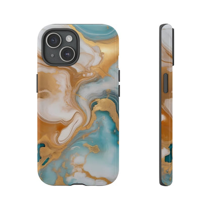 Marble Hues Phone Case for iPhone 8–16 Pro Max, Pixel 5–8 Pro, Galaxy S10–S24 Ultra - Designed by Thalia