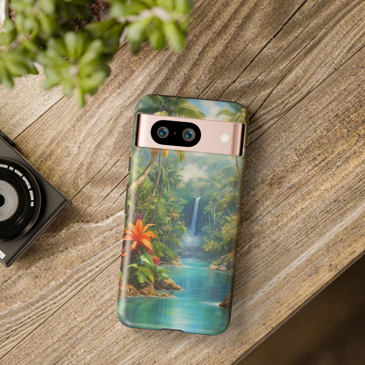 Tropical Paradise Phone Case for Google Pixel 8–Pixel 8 Pro, Pixel 7, Pixel 6 Pro, Pixel 6, Pixel 5 5G - Designed by Thalia