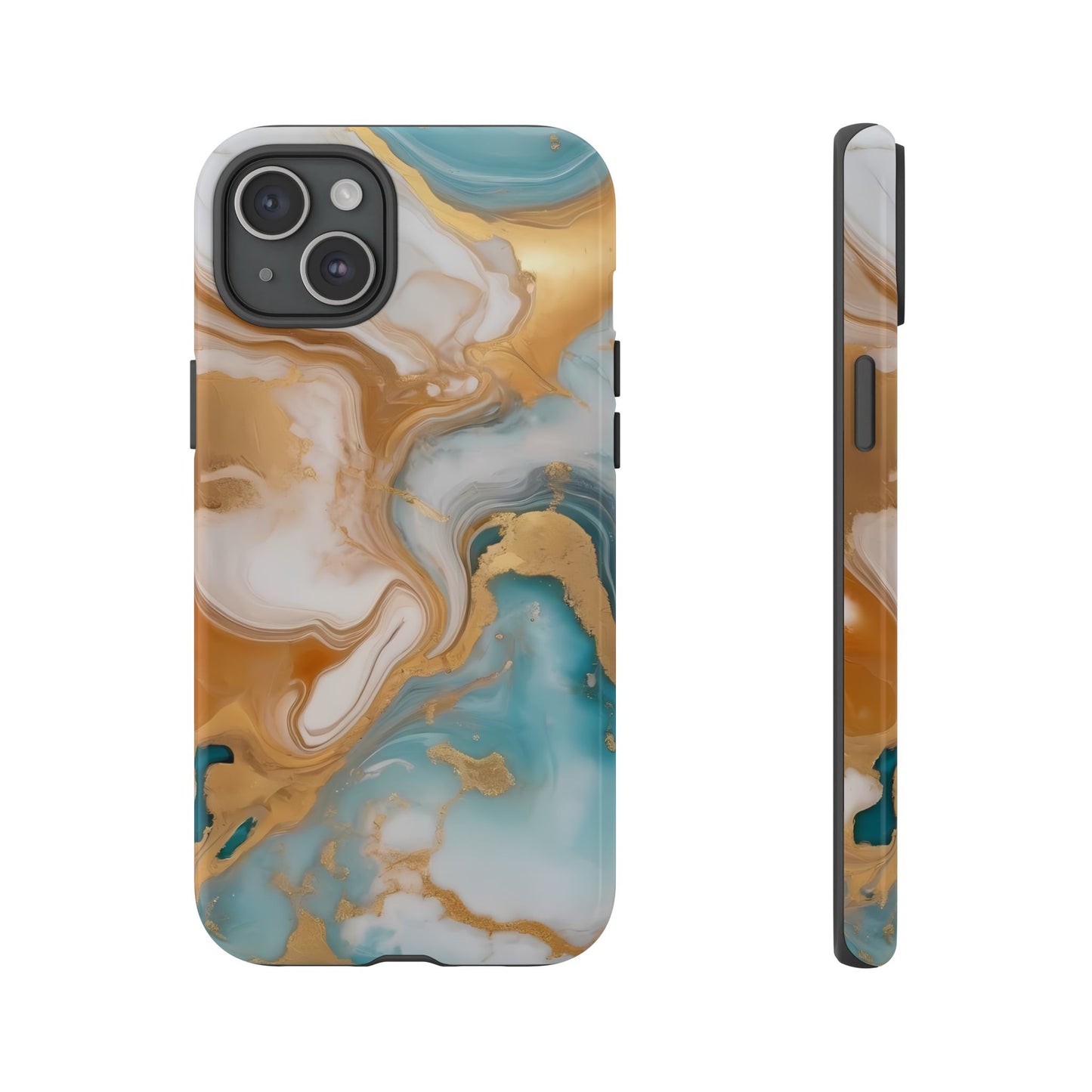 Marble Hues Phone Case for iPhone 8–16 Pro Max, Pixel 5–8 Pro, Galaxy S10–S24 Ultra - Designed by Thalia