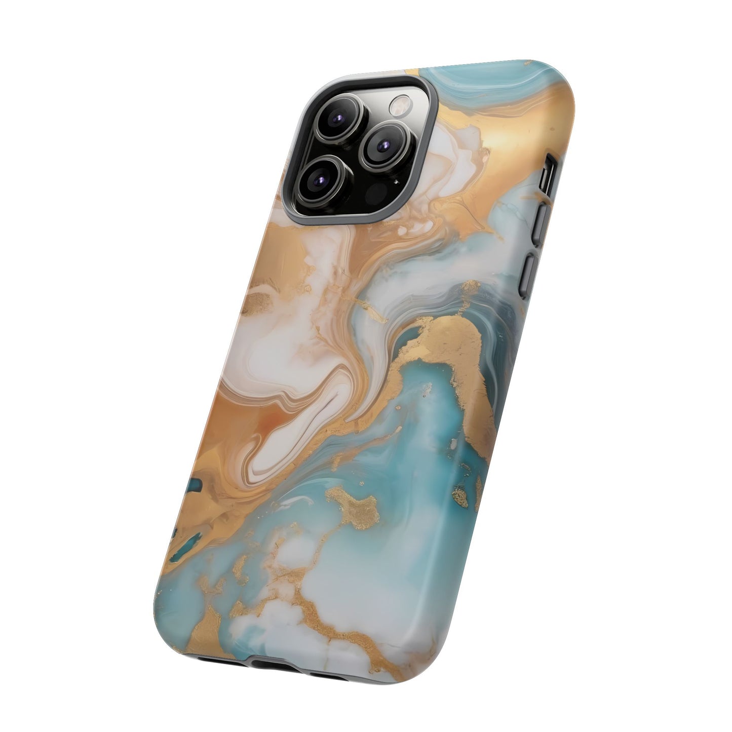 Marble Hues Phone Case for iPhone 8–16 Pro Max, Pixel 5–8 Pro, Galaxy S10–S24 Ultra - Designed by Thalia