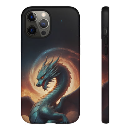 Chinese Zodiac Dragon Phone Case for iPhone 8–16 Pro Max, Pixel 5–8 Pro, Galaxy S10–S24 Ultra - Designed by Thalia