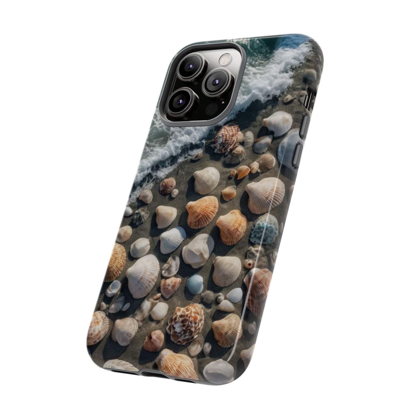 She Sells Sea Shells Phone Case for iPhone 8–16 Pro Max, Pixel 5–8 Pro, Galaxy S10–S24 Ultra - Designed by Thalia