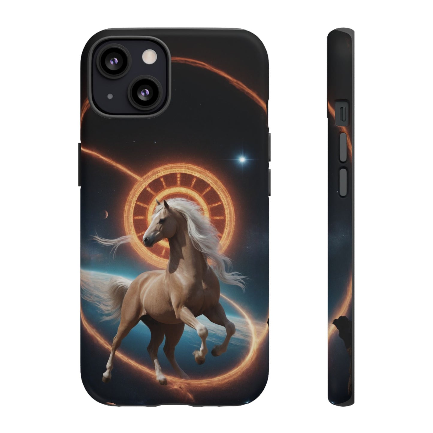 Chinese Zodiac Horse Custom Phone Case for iPhone 8–16 Pro Max, Pixel 5–8 Pro, Galaxy S10–S24 Ultra - Designed by Thalia