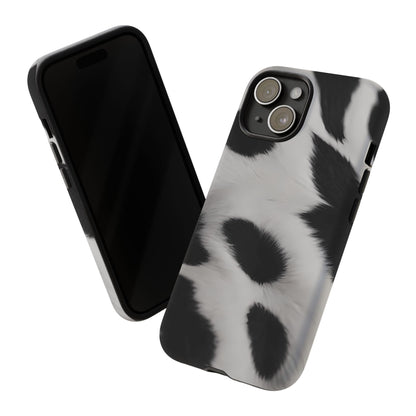 Chic Bovine Elegance Phone Case for iPhone 8–16 Pro Max, Pixel 5–8 Pro, Galaxy S10–S24 Ultra - Designed by Thalia