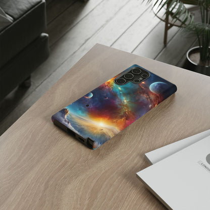 Cosmic Voyage Phone Case for iPhone 8–16 Pro Max, Pixel 5–8 Pro, Galaxy S10–S24 Ultra - Designed by Thalia