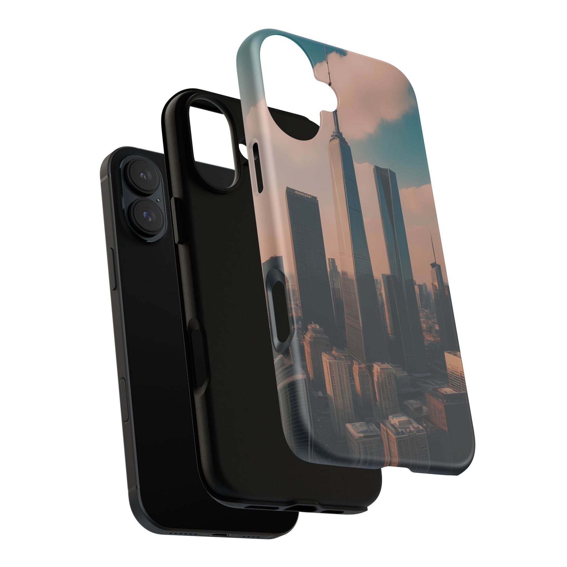 City Skylines Phone Case for iPhone 8–16 Pro Max, iPhone 8 Plus–13 Mini, iPhone XS–XS Max, iPhone 11–14 Pro Max - Designed by Thalia