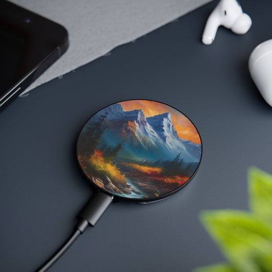 Mystic Mountains Wireless Charger - Designed by Thalia