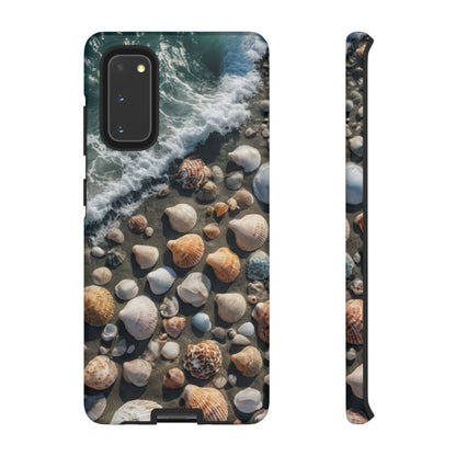 She Sells Sea Shells Phone Case for iPhone 8–16 Pro Max, Pixel 5–8 Pro, Galaxy S10–S24 Ultra - Designed by Thalia