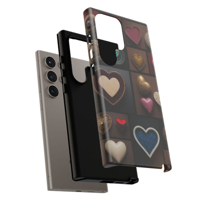 Love Button Phone Case for iPhone 8–16 Pro Max, Pixel 5–8 Pro, Galaxy S10–S24 Ultra - Designed by Thalia