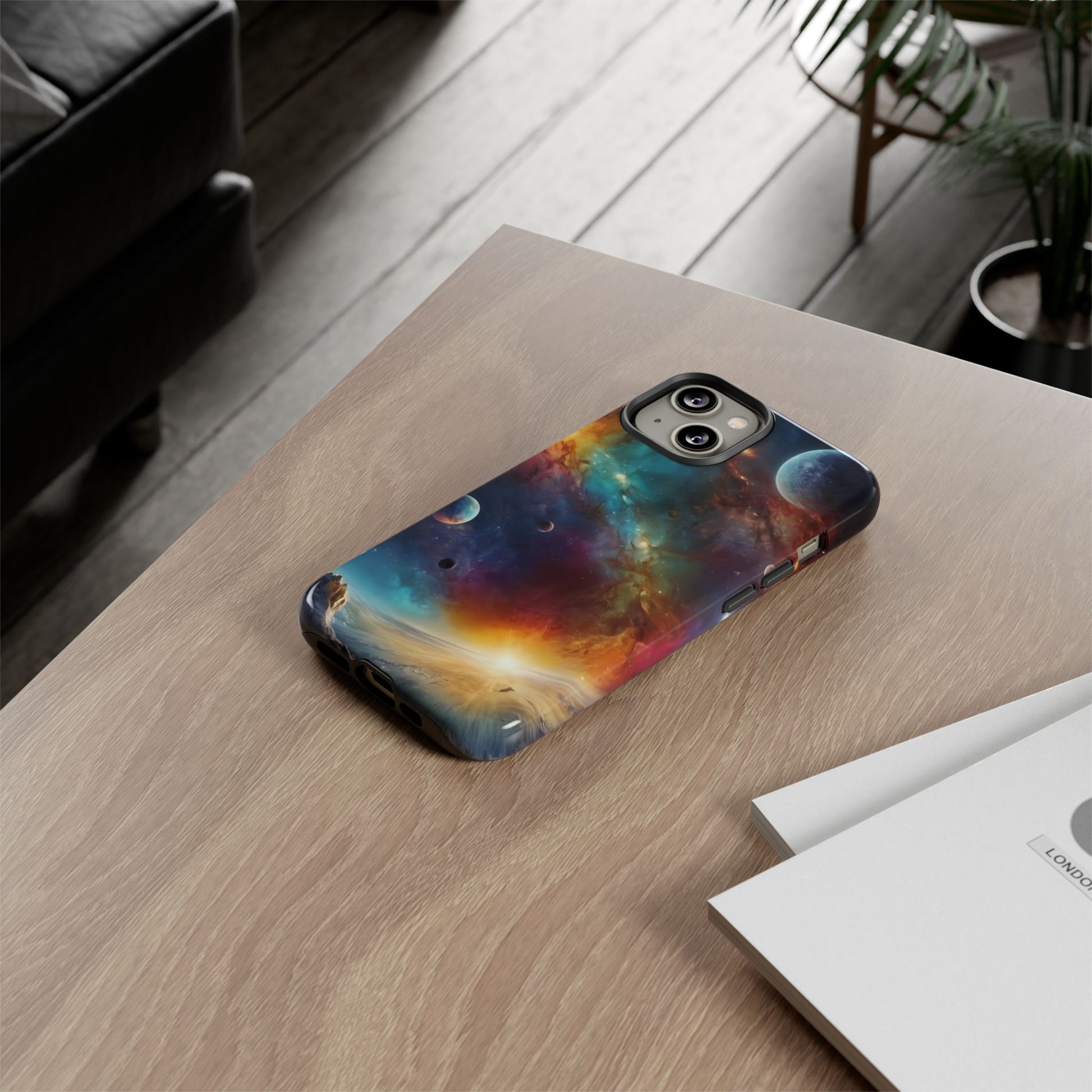 Cosmic Voyage Phone Case for iPhone 8–16 Pro Max, Pixel 5–8 Pro, Galaxy S10–S24 Ultra - Designed by Thalia