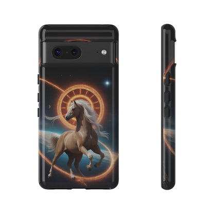 Chinese Zodiac Horse Phone Case for Google Pixel 8 Pro, Pixel 8, Pixel 7, Pixel 6 Pro, Pixel 6, Pixel 5 5G - Designed by Thalia