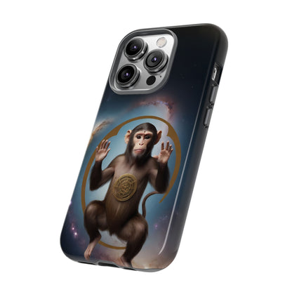 Chinese Zodiac Monkey Phone Case for iPhone 8–16 Pro Max, iPhone 8 Plus–13 Mini, iPhone XS–XS Max, iPhone 11–14 Pro Max - Designed by Thalia