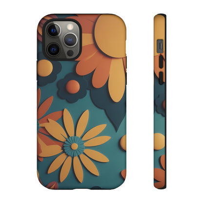 70s Retro Phone Case for iPhone 8–16 Pro Max, Pixel 5–8 Pro, Galaxy S10–S24 Ultra - Designed by Thalia