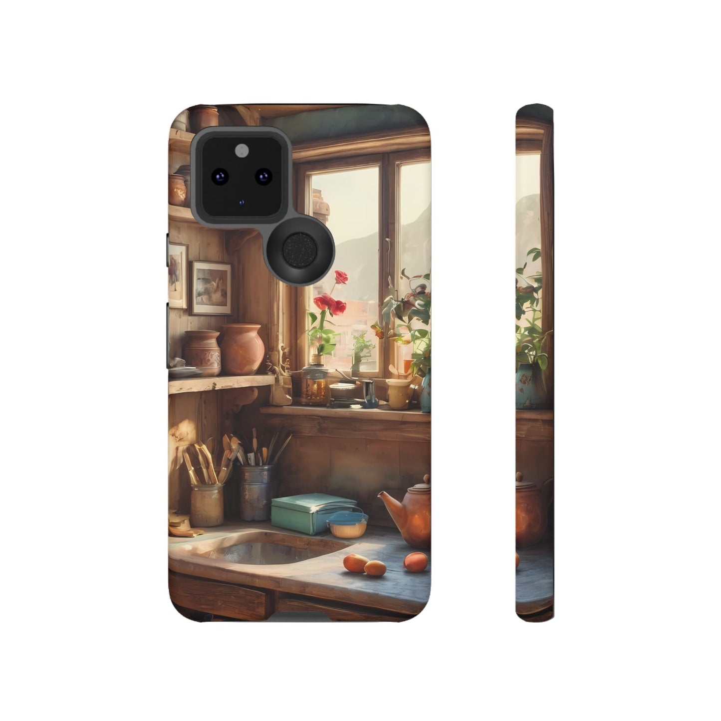 Vintage Vignettes Custom Phone Case for Google Pixel 8–Pixel 8 Pro, Pixel 7, Pixel 6 Pro, Pixel 6, Pixel 5 5G - Designed by Thalia