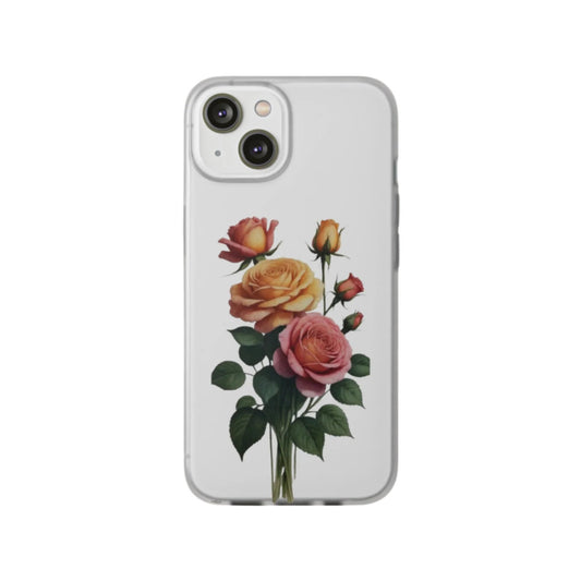 Bloom with Style - Roses Custom Luxury Phone Case for iPhone 7–15, iPhone 7–15 Pro Max, Samsung Galaxy S10–S23 Ultra - Designed by Thalia