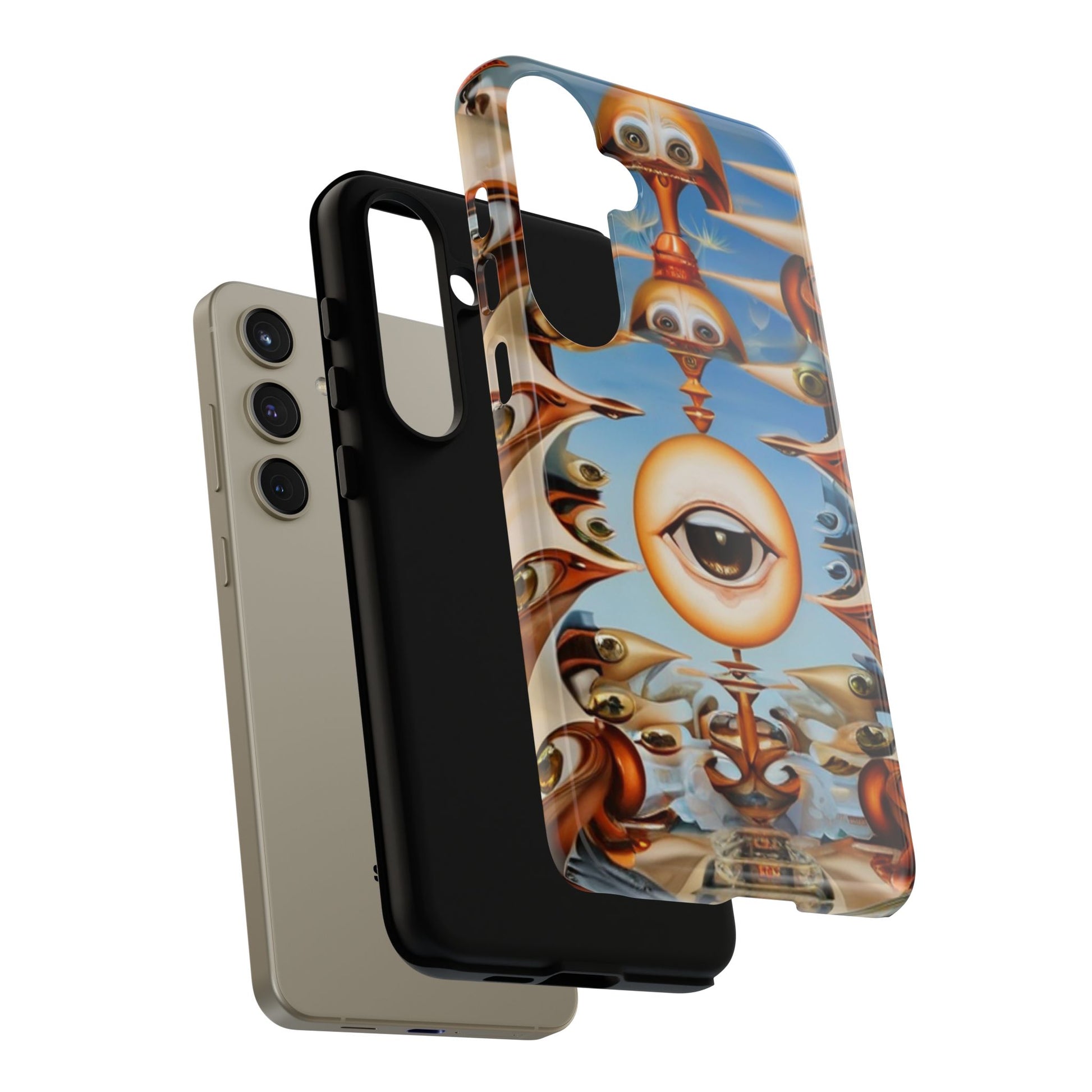 Surreal Suspect Custom Phone Case for Samsung Galaxy S10–S10 Plus, S20–S20 Ultra, S21, S22, S23, S24 Ultra - Designed by Thalia