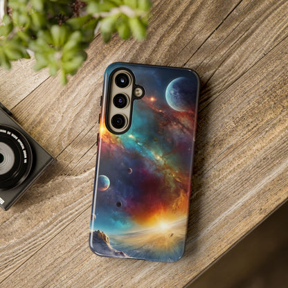 Cosmic Voyage Phone Case for iPhone 8–16 Pro Max, Pixel 5–8 Pro, Galaxy S10–S24 Ultra - Designed by Thalia