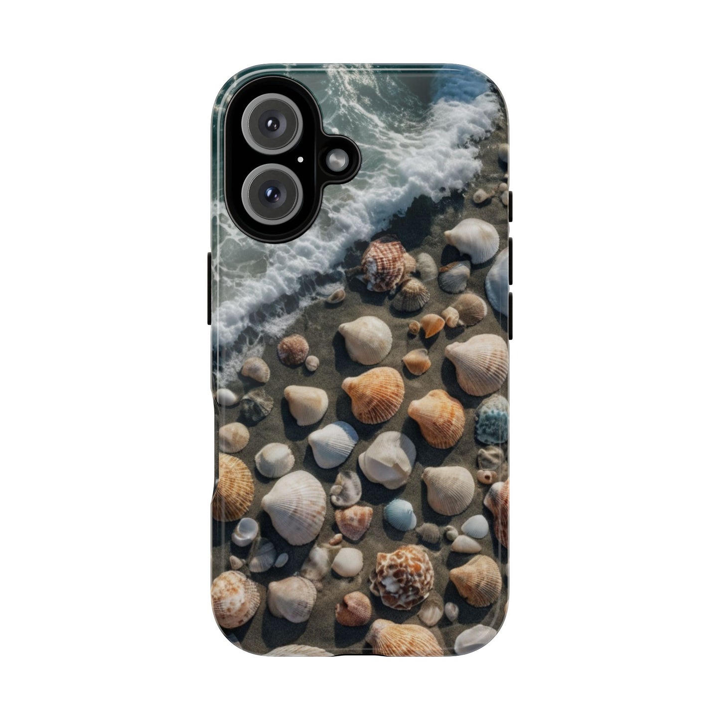 She Sells Sea Shells Phone Case for iPhone 8–16 Pro Max, Pixel 5–8 Pro, Galaxy S10–S24 Ultra - Designed by Thalia