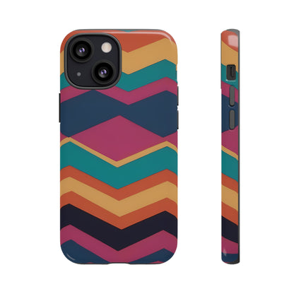 80s Retro Phone Case for iPhone 8–16 Pro Max, iPhone 8 Plus–13 Mini, iPhone XS–XS Max, iPhone 11–14 Pro Max - Designed by Thalia