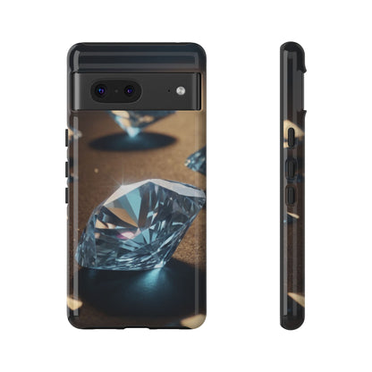 Raining Diamonds Custom, Stylish, Unique & UV protected phone case for Google Pixel, Samsung & iPhone - design for all models - Designed by Thalia