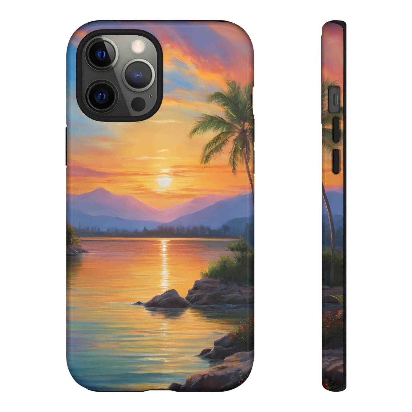 Sunset Serenade Phone Case for iPhone 8–16 Pro Max, Pixel 5–8 Pro, Galaxy S10–S24 Ultra - Designed by Thalia