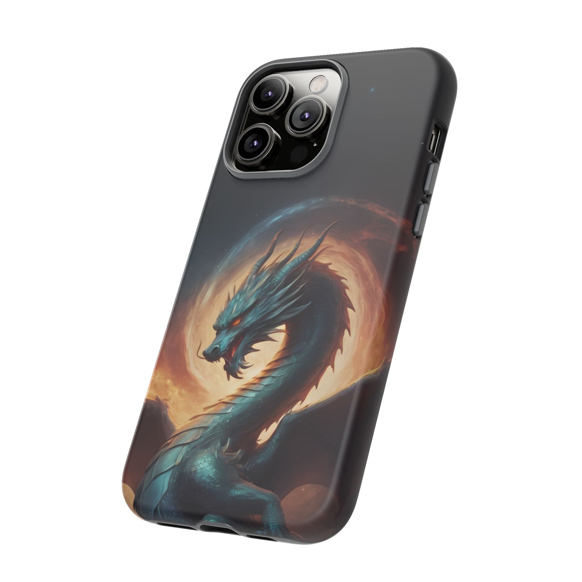 Chinese Zodiac Dragon Phone Case for iPhone 8–16 Pro Max, Pixel 5–8 Pro, Galaxy S10–S24 Ultra - Designed by Thalia