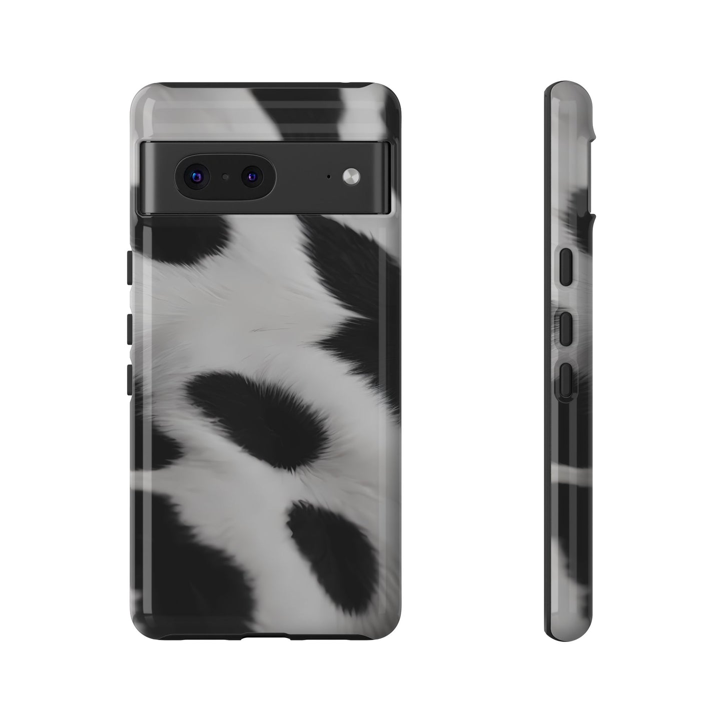 Chic Bovine Elegance Phone Case for iPhone 8–16 Pro Max, Pixel 5–8 Pro, Galaxy S10–S24 Ultra - Designed by Thalia