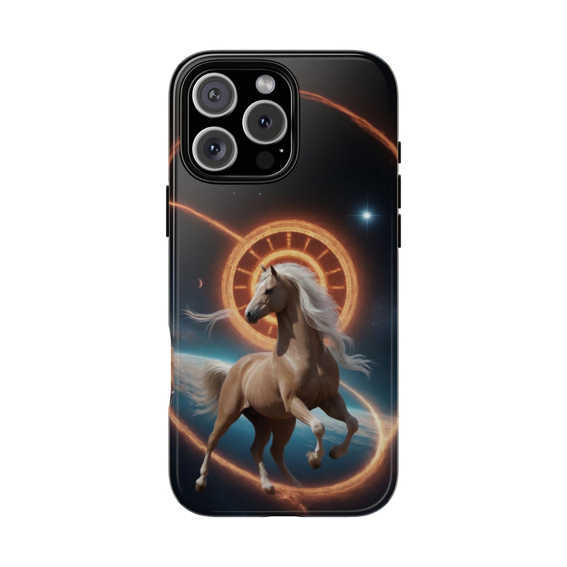 Chinese Zodiac Horse Custom Phone Case for iPhone 8–16 Pro Max, Pixel 5–8 Pro, Galaxy S10–S24 Ultra - Designed by Thalia