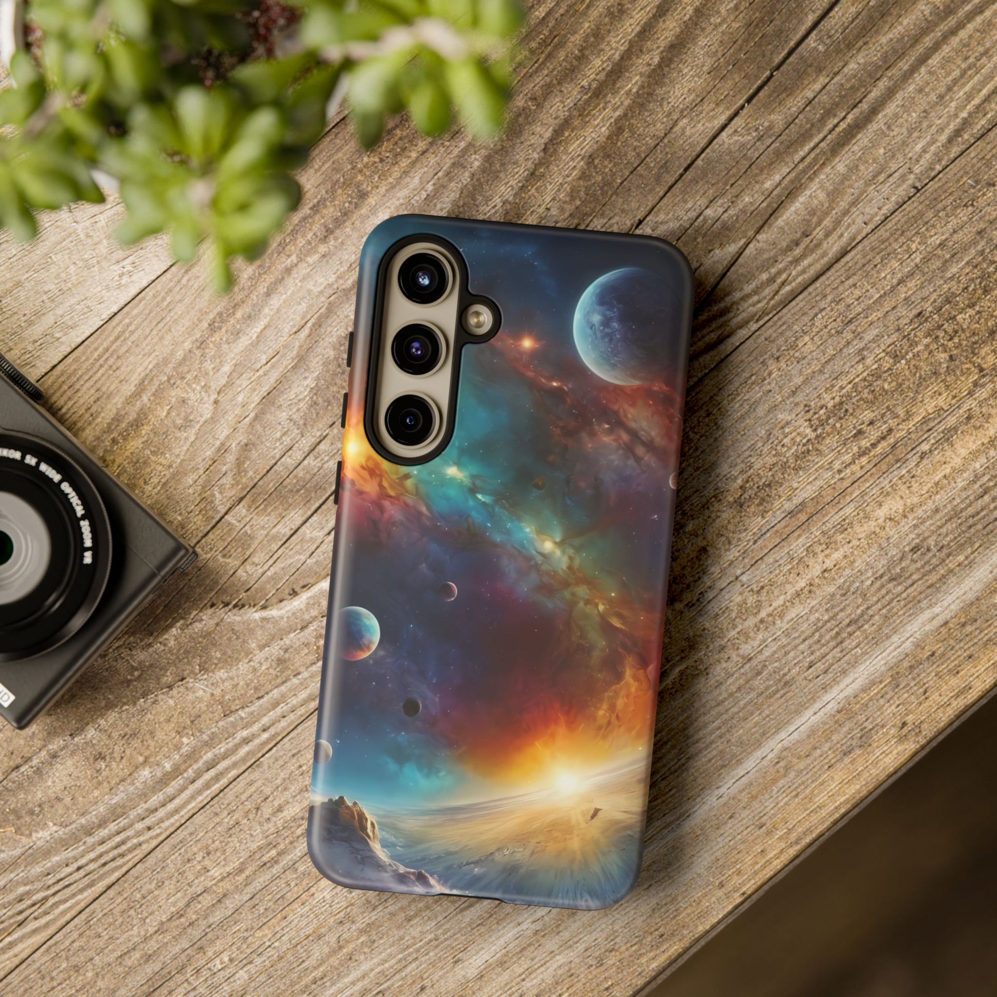 Cosmic Voyage Phone Case for iPhone 8–16 Pro Max, Pixel 5–8 Pro, Galaxy S10–S24 Ultra - Designed by Thalia