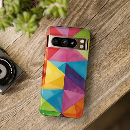 Geometric Play Phone Case for Google Pixel 8 Pro, Pixel 8, Pixel 7, Pixel 6 Pro, Pixel 6, Pixel 5 5G - Designed by Thalia