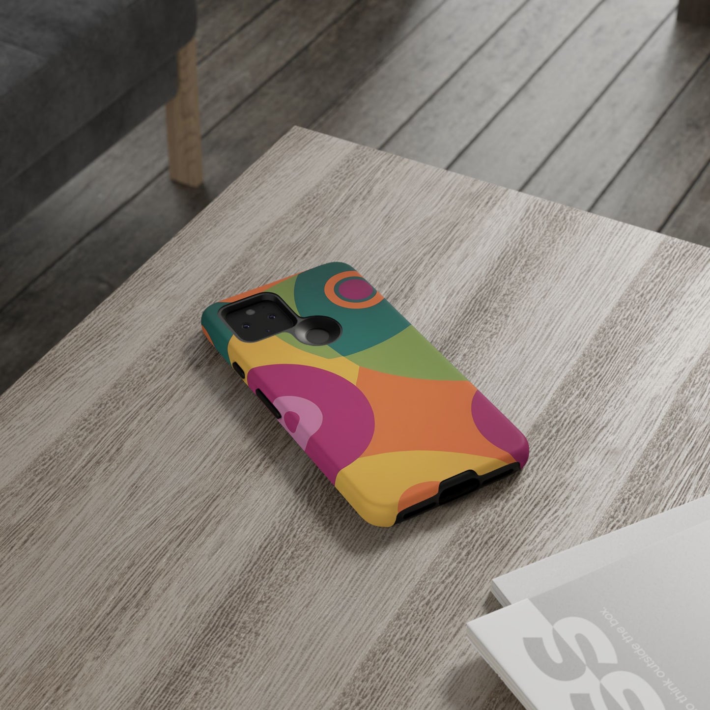 60s Retro Custom Phone Case for Google Pixel 8 Pro, Pixel 8, Pixel 7, Pixel 6 Pro, Pixel 6, Pixel 5 5G - Designed by Thalia