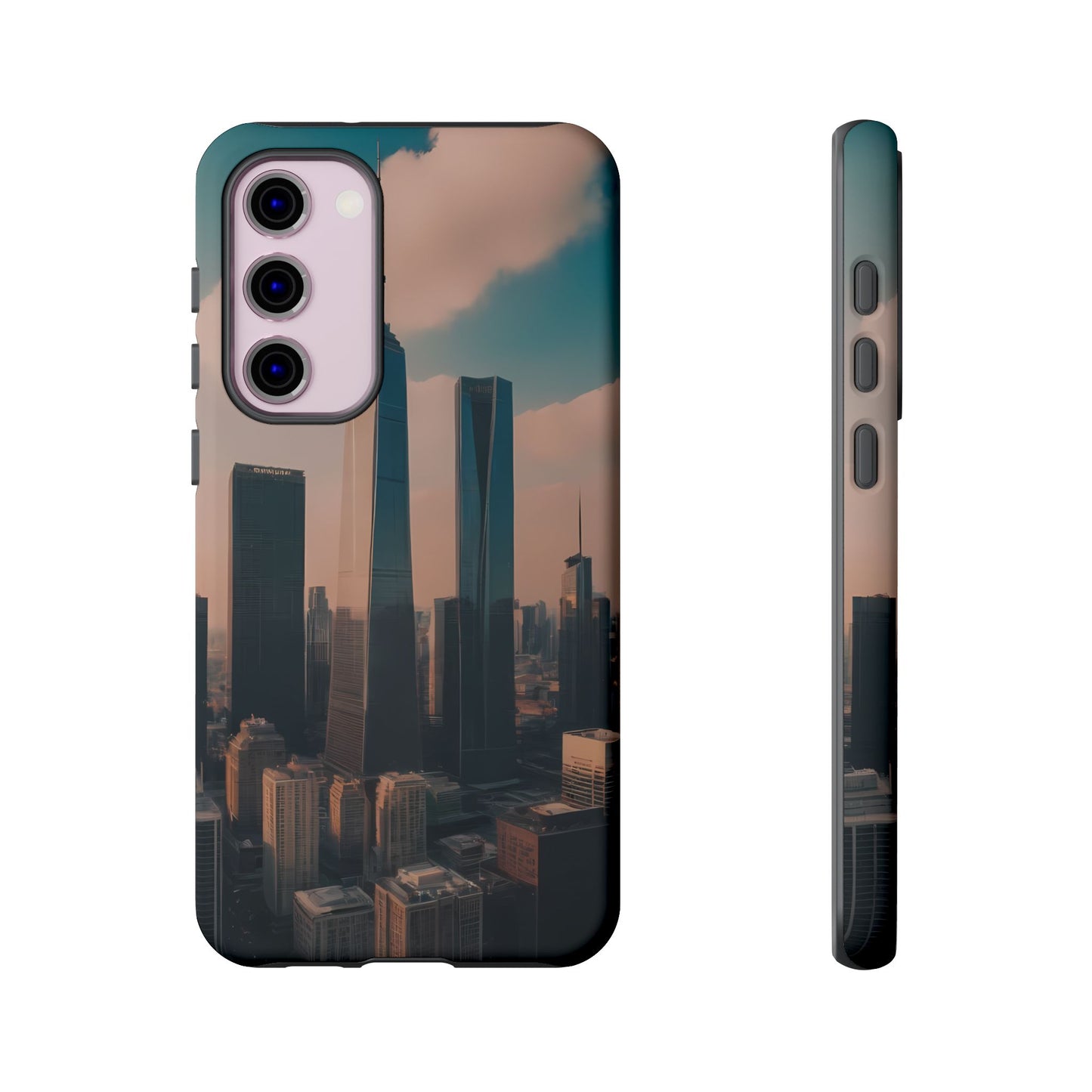 City Skylines Custom Phone Case for Samsung Galaxy S10–S10 Plus, S20–S20 Ultra, S21, S22, S23, S24 Ultra - Designed by Thalia