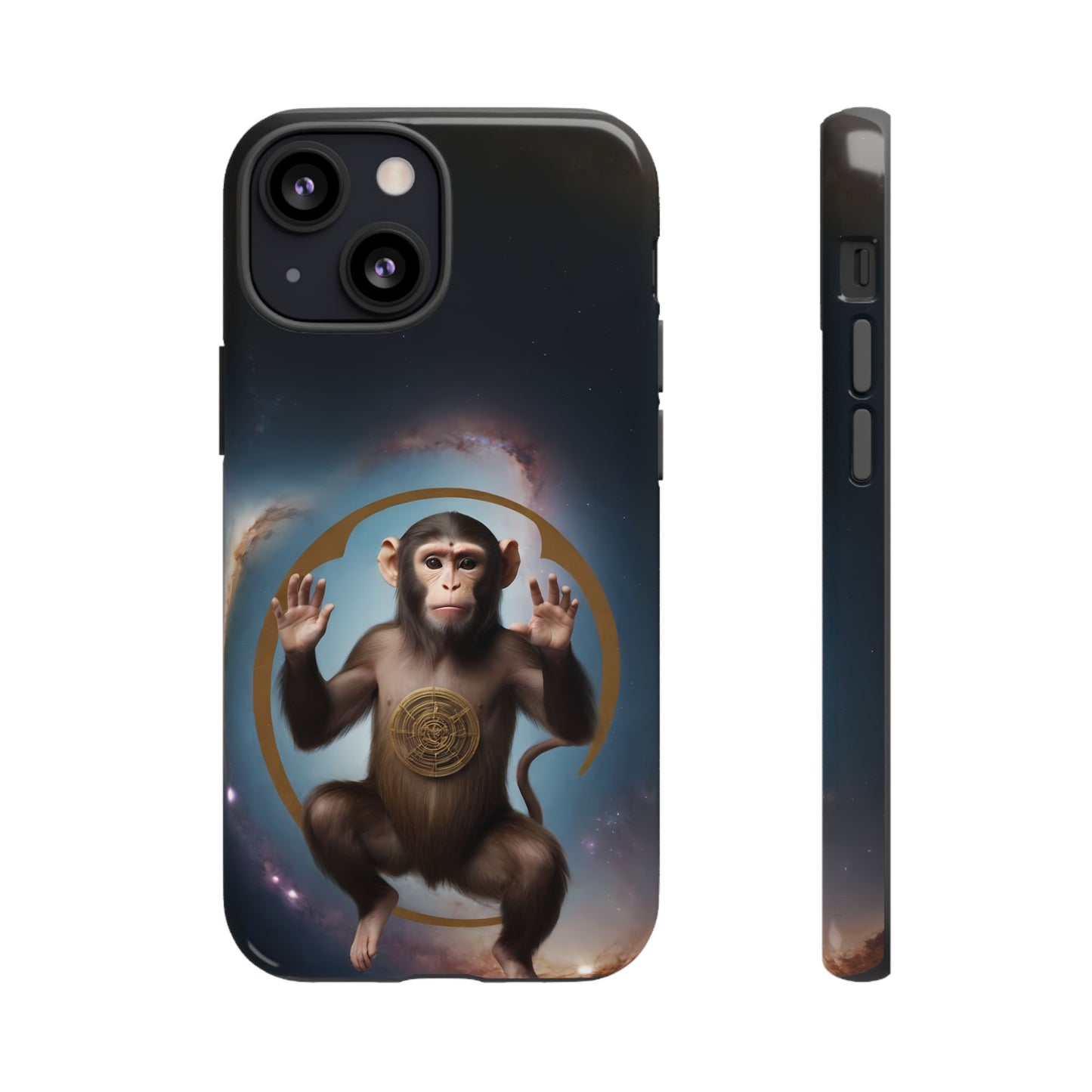 Chinese Zodiac Monkey Custom Phone Case for iPhone 8–16 Pro Max, Pixel 5–8 Pro, Galaxy S10–S24 Ultra - Designed by Thalia