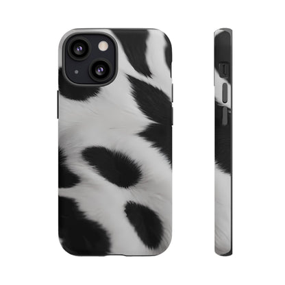 Chic Bovine Elegance Custom Phone Case for iPhone 8–16 Pro Max, iPhone 8 Plus–13 Mini, iPhone XS–XS Max, iPhone 11–14 Pro Max - Designed by Thalia