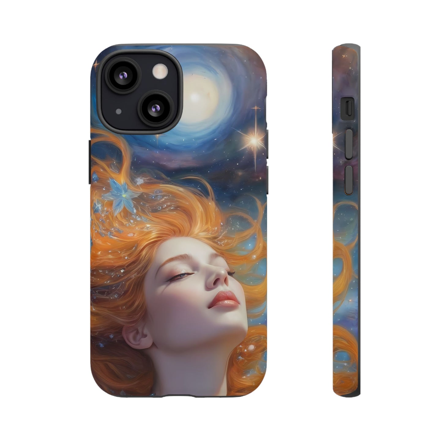 Celestial Dreams Custom Phone Case for iPhone 8–16 Pro Max, iPhone 8 Plus–13 Mini, iPhone XS–XS Max, iPhone 11–14 Pro Max - Designed by Thalia