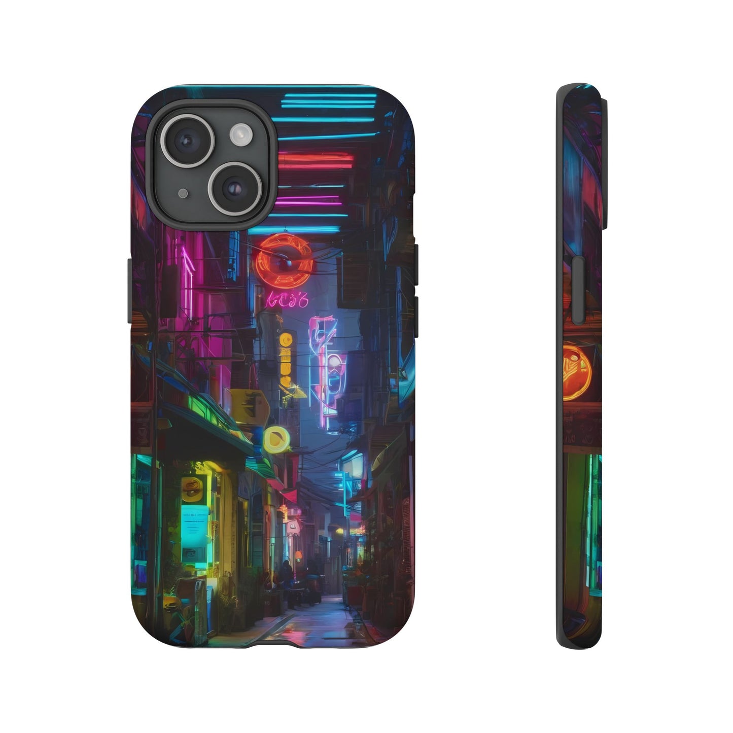 Electric Neon Phone Case for iPhone 8–16 Pro Max, iPhone 8 Plus–13 Mini, iPhone XS–XS Max, iPhone 11–14 Pro Max - Designed by Thalia