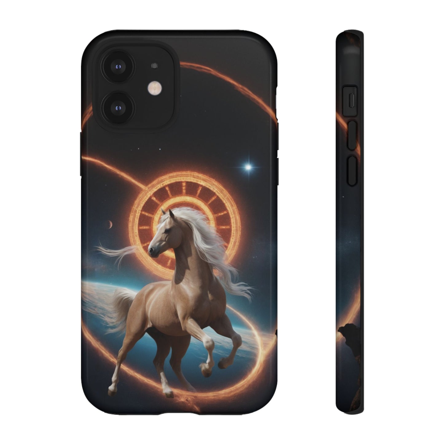 Chinese Zodiac Horse Custom Phone Case for iPhone 8–16 Pro Max, Pixel 5–8 Pro, Galaxy S10–S24 Ultra - Designed by Thalia