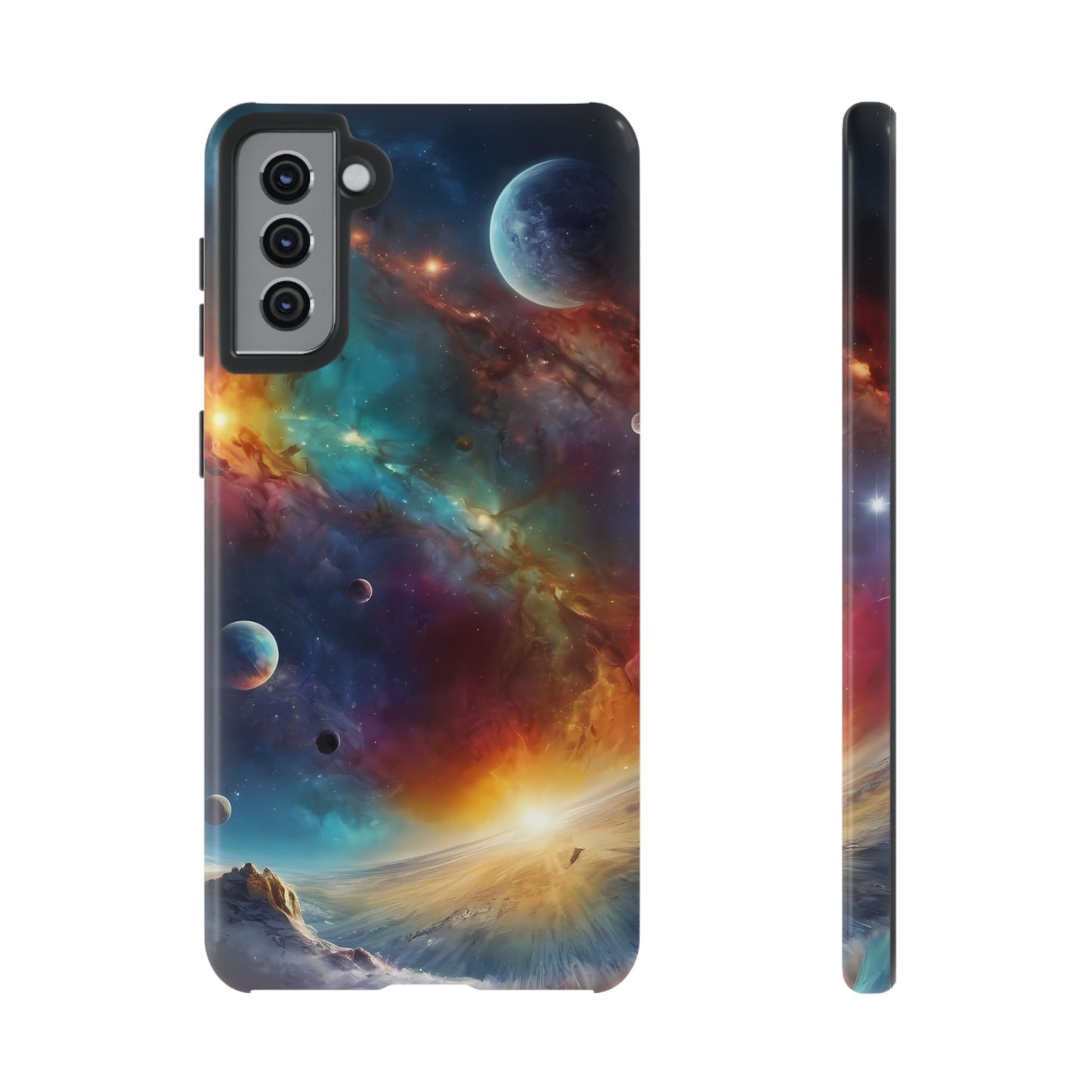 Cosmic Voyage Phone Case for iPhone 8–16 Pro Max, Pixel 5–8 Pro, Galaxy S10–S24 Ultra - Designed by Thalia